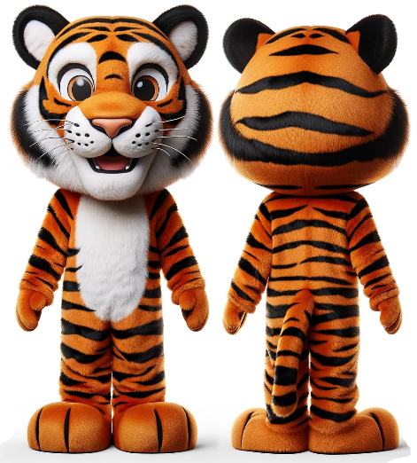 new tiger masoct design from charactercostumes.com